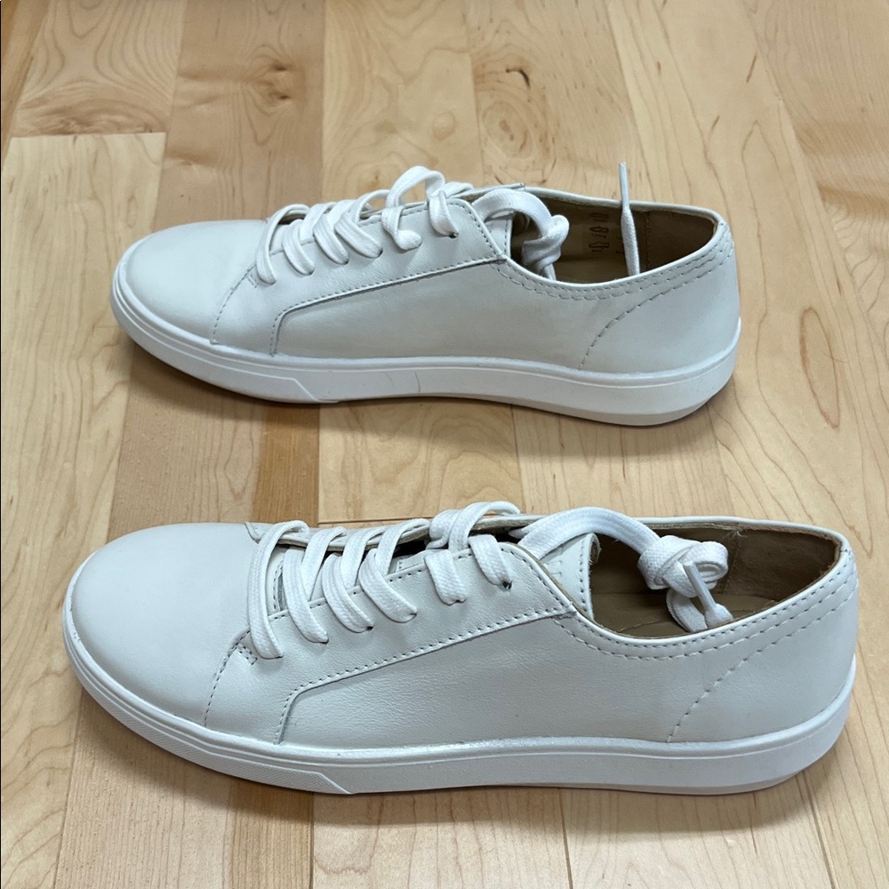 Patina Portland Leather White Casual Sneakers - Picture 7 of 11